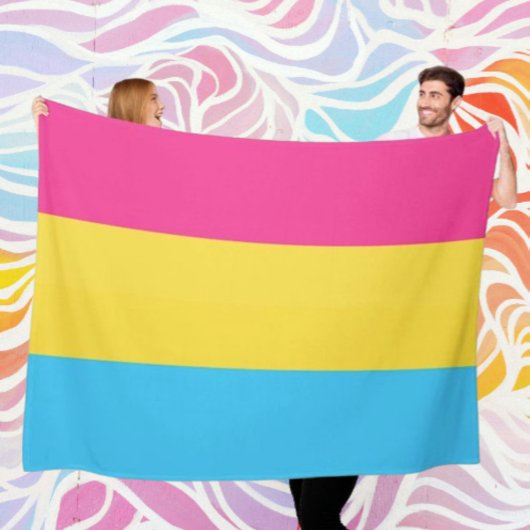 Pansexual Fierté Couverture polaire confortable