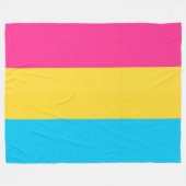 Pansexual Fierté Couverture polaire confortable (Devant (Horizontal))