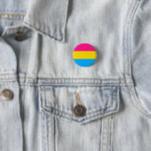 Pansexual Flag Badge Ronde Button 3,2 Cm (In situ)