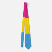 Pansexual Flag Necktie Stropdas (Achterkant)