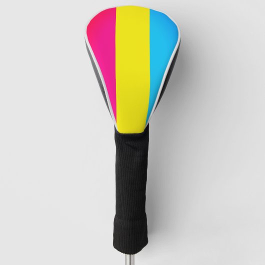 Pansexual Flag & Pride Love golf community /LGBT Golfheadcover (Voorkant)