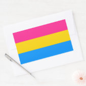 Pansexual flag stickers (Envelop)