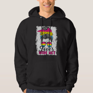 Pansexual Love s Wide Net Pansexual Flag Hoodie