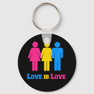 Pansexual Love Sleutelhanger