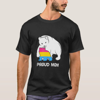 Pansexual Moederdag Mama Beer T-shirt