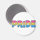 Pansexual/Omnisexual Pride Magneet (Voorkant / Achterkant)