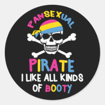 Pansexual Pirate Booty LGBTQ Pride