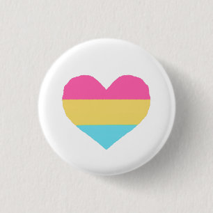 Pansexual Pride badge Ronde Button 3,2 Cm