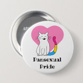 Pansexual Pride Cat Ronde Button 7,6 Cm (Voorkant /achterkant)