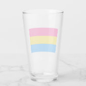 Pansexual Pride Colors Glas (Achterkant)