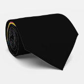 Pansexual Pride Diagonaal Stropdas: gedurfde kleur Stropdas (Opgerold)