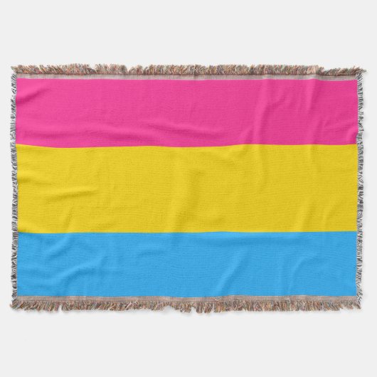 Pansexual Pride Flag Deken (Voorkant)
