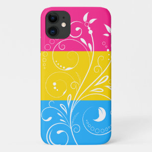 Pansexual Pride Flag  Floral Bloom iPhone 11 Hoesje