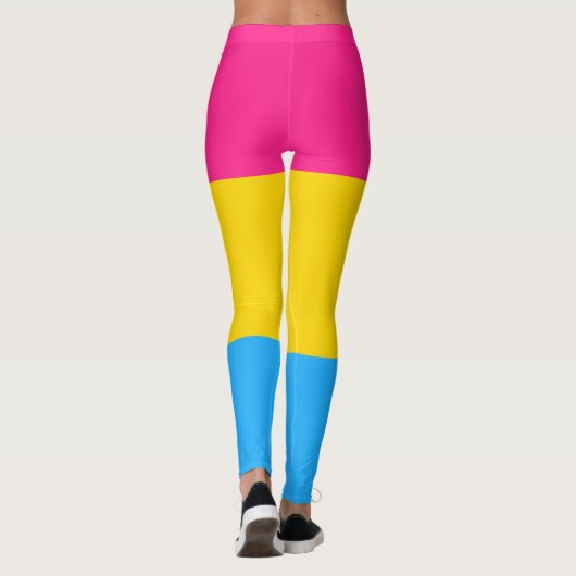 Pansexual Pride Flag Leggings (Achterkant)