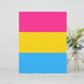 Pansexual Pride Flag LGBTQ (Staand voorkant)