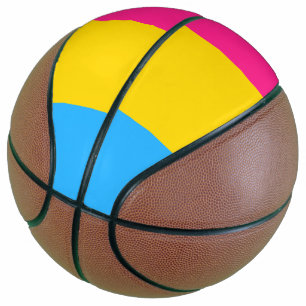 Pansexual Pride Flag LGBTQ Basketbal