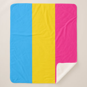 Pansexual Pride Flag LGBTQ Sherpa Deken