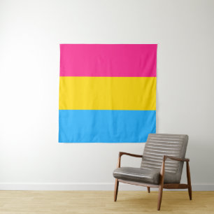 Pansexual Pride Flag LGBTQ Wandkleed