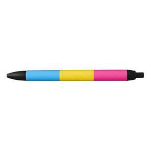 Pansexual Pride Flag LGBTQ Zwarte Inkt Pen