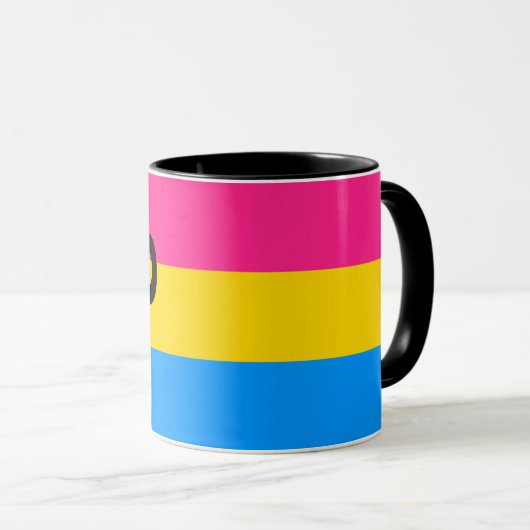 Pansexual Pride Flag Mok (Voorkant rechts)
