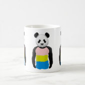 Pansexual pride flag Panda Beer Koffiemok (Center)