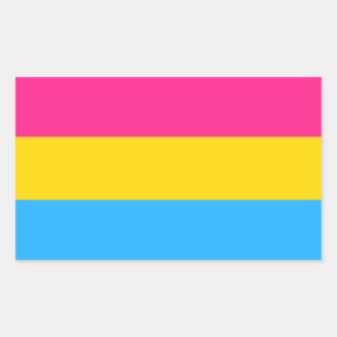 Pansexual Pride flag Rechthoekige Sticker