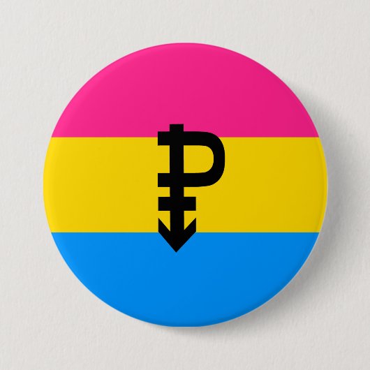 Pansexual Pride Flag Ronde Button 7,6 Cm (Voorkant)