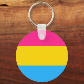Pansexual Pride Flag Sleutelhanger (Voorkant)