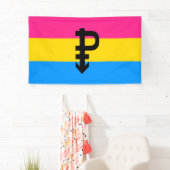 Pansexual Pride Flag Spandoek (Insitu)