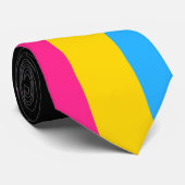 Pansexual Pride flag Stropdas (Opgerold)