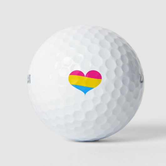 Pansexual Pride Golfballen (Voorkant)