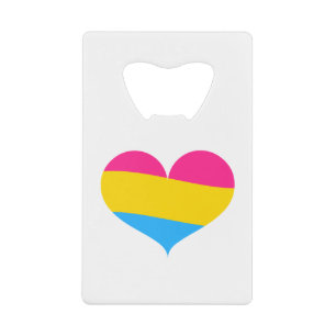 Pansexual Pride Kredietkaart Flessenopener