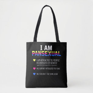 Pansexual Pride LGBT Gelijke rechten Draagtas