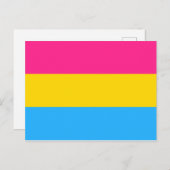 Pansexual Pride (Pan Flag) Briefkaart (Voorkant / Achterkant)