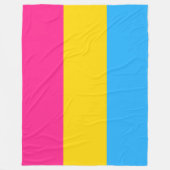 Pansexual Pride (Pan Flag) Fleece Deken (Voorkant)