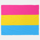 Pansexual Pride (Pan Flag) Fleece Deken (Voorkant (Horizontaal))