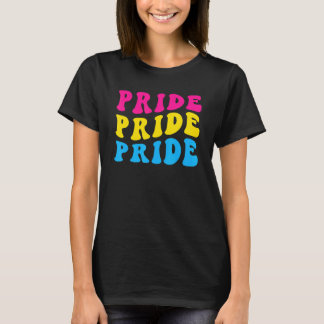 Pansexual Pride Pan Flag Gay Trans Queer Lgbtq Pri T-shirt
