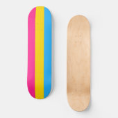 Pansexual Pride (Pan Flag) Skateboard (Voorkant)