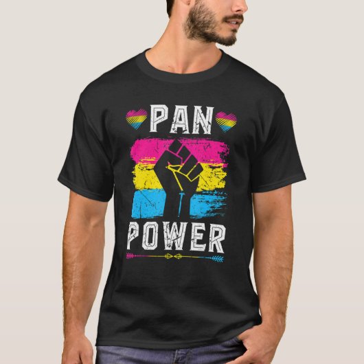 Pansexual Pride Pan Power  Pansexuality Pan T-shirt (Voorkant)