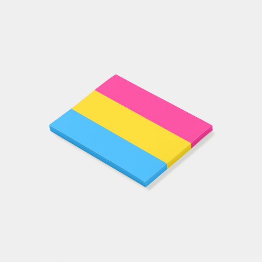 Pansexual Pride Post-it® Notes (Schuin)