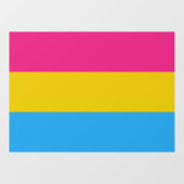 Pansexual Pride Raamsticker (Vel)