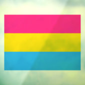 Pansexual Pride Raamsticker (Vel 3)