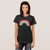 Pansexual Pride Rainbow-vlag T-shirt (Voorkant volledig)