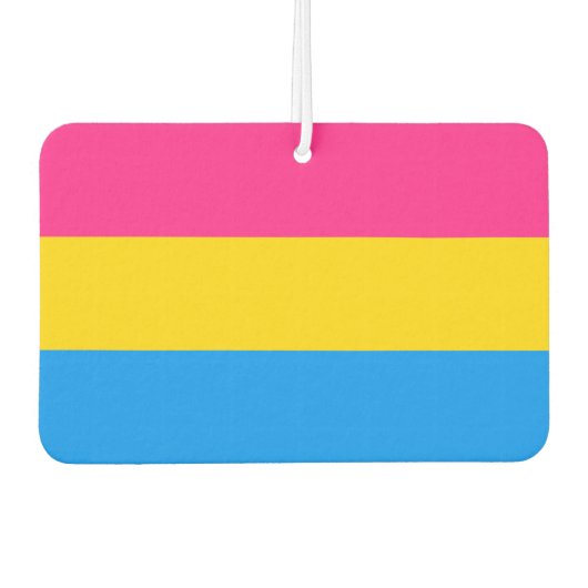 Pansexual Pride Stripes Luchtverfrisser (Voorkant)