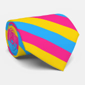 Pansexual Pride Stropdas (Opgerold)