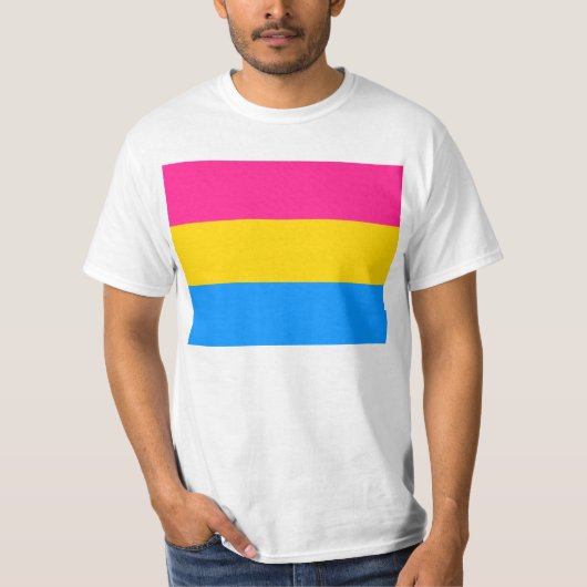 Pansexual Pride t-shirt (Voorkant)