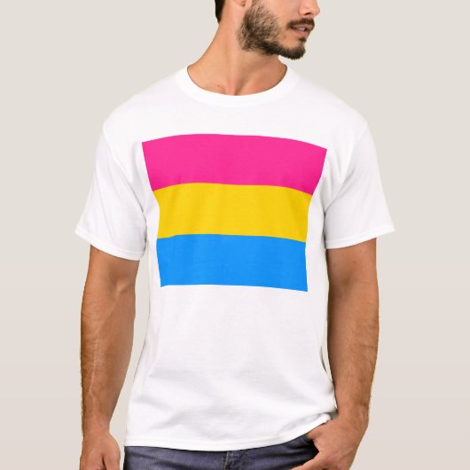 Pansexual Pride t-shirt (Voorkant)