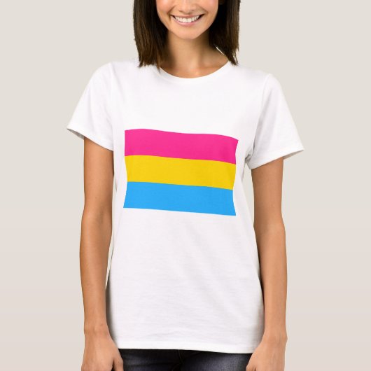 Pansexual Pride T-shirt (Voorkant)