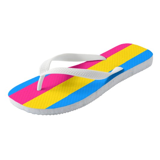 Pansexual Pride Teenslippers (Schuin)