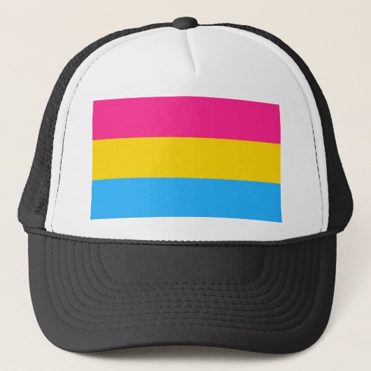 Pansexual Pride Trucker Pet (Voorkant)